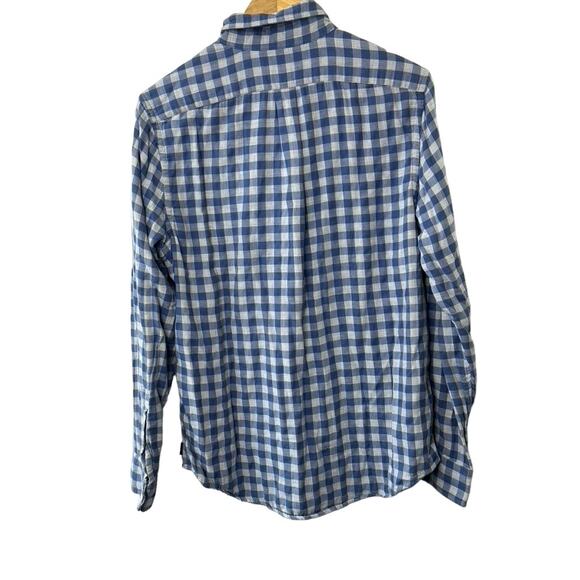 Vineyard Vines Crosby Shirt Cotton Blue & White Check Print Button Down Shirt M - Picture 6 of 8